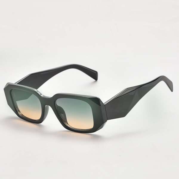 

Men Square Frame Sunglasses, Black