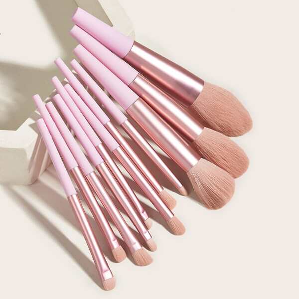 

11pcs Makeup Brush Set, Pink