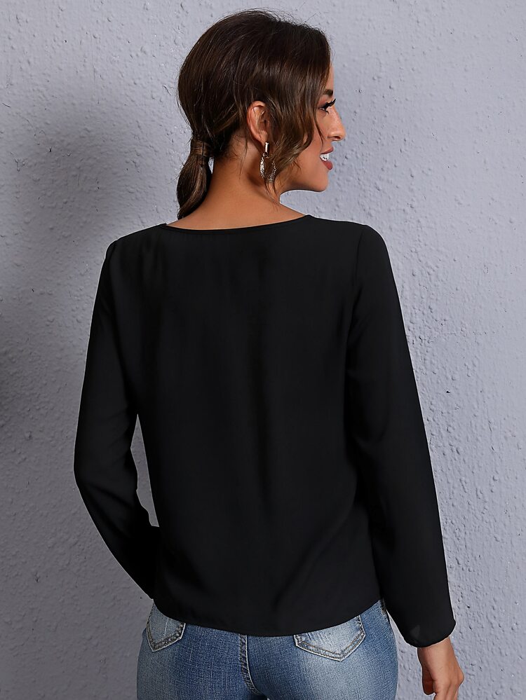 Solid Keyhole Neck Blousesummer Outfits, Spring Outfit, Beach Outfit, Festival Outfits, Vacation Outfits, Office Outfits, Country Outfit Women / For Women Elegant Dress, Elegant Party Dress, Elegant Blouse, Casual Classy Casual Dress, Casual Blouse, Casual Sets, Casual Long Dresses Beach Dress, Beach Outfit, Vacation Dress, Summer Holiday Outfits Wedding Guest Dress, Bridesmaid Dress, Graduation Dress