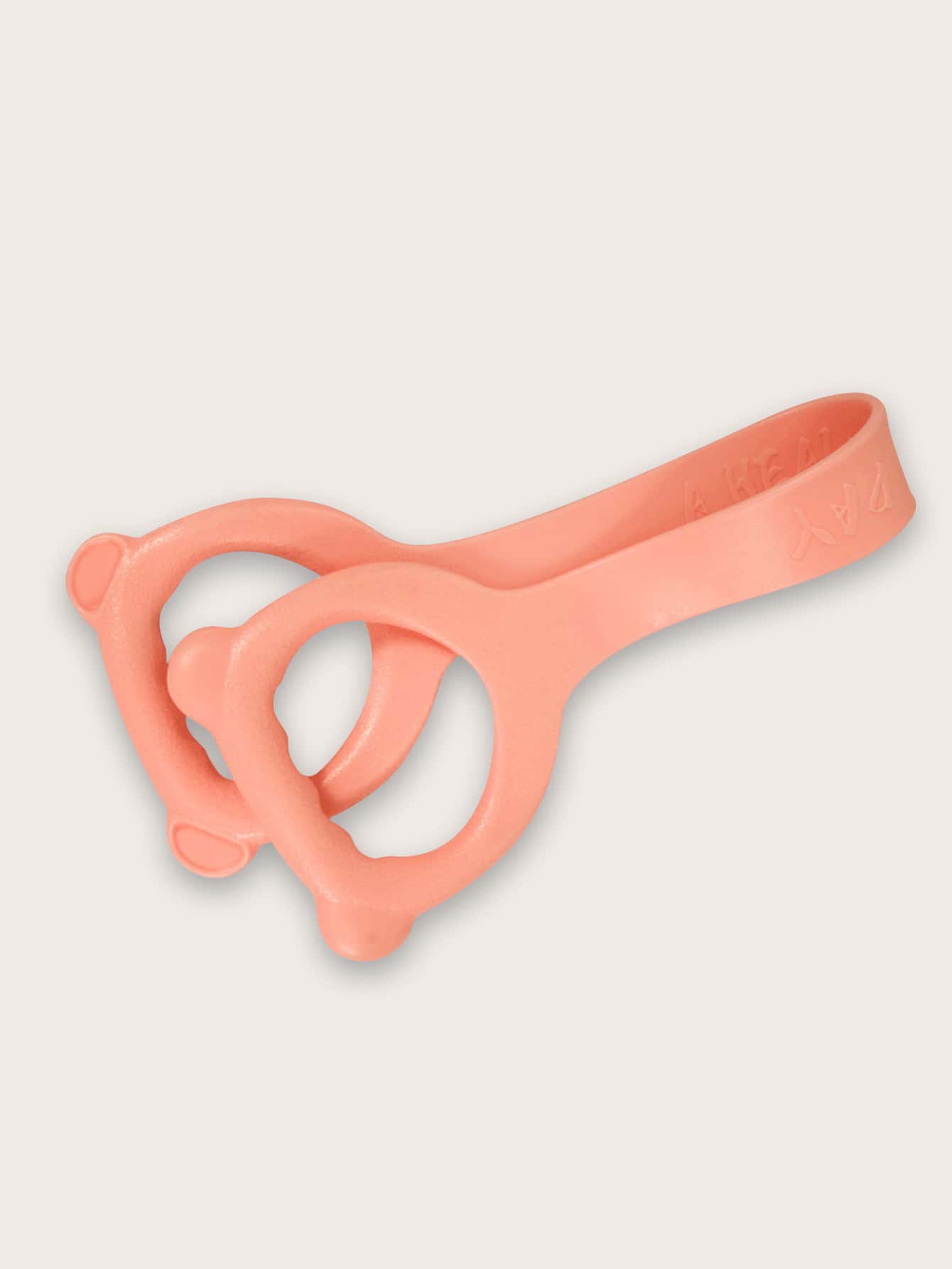 Banda de resistencia de yoga - Rosa coral - Ver 1