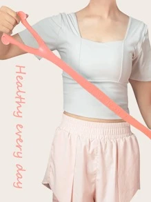 Banda de resistencia de yoga - Rosa coral - Ver 2