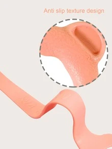 Banda de resistencia de yoga - Rosa coral - Ver 4