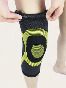 1 miếng đệm đầu gối thoáng khí thể thao - màu xanh lá - Xem 2