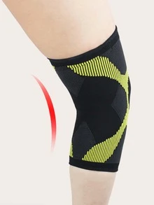 1 miếng đệm đầu gối thoáng khí thể thao - màu xanh lá - Xem 3