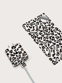 1sheet Leopard Sticker tương thích với đầu sạc - Nhiều màu - Xem 6