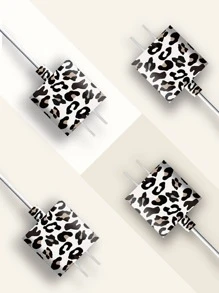 1sheet Leopard Sticker tương thích với đầu sạc - Nhiều màu - Xem 7