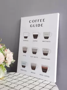 Coffee Print Wall Painting - Multicolor - View 1