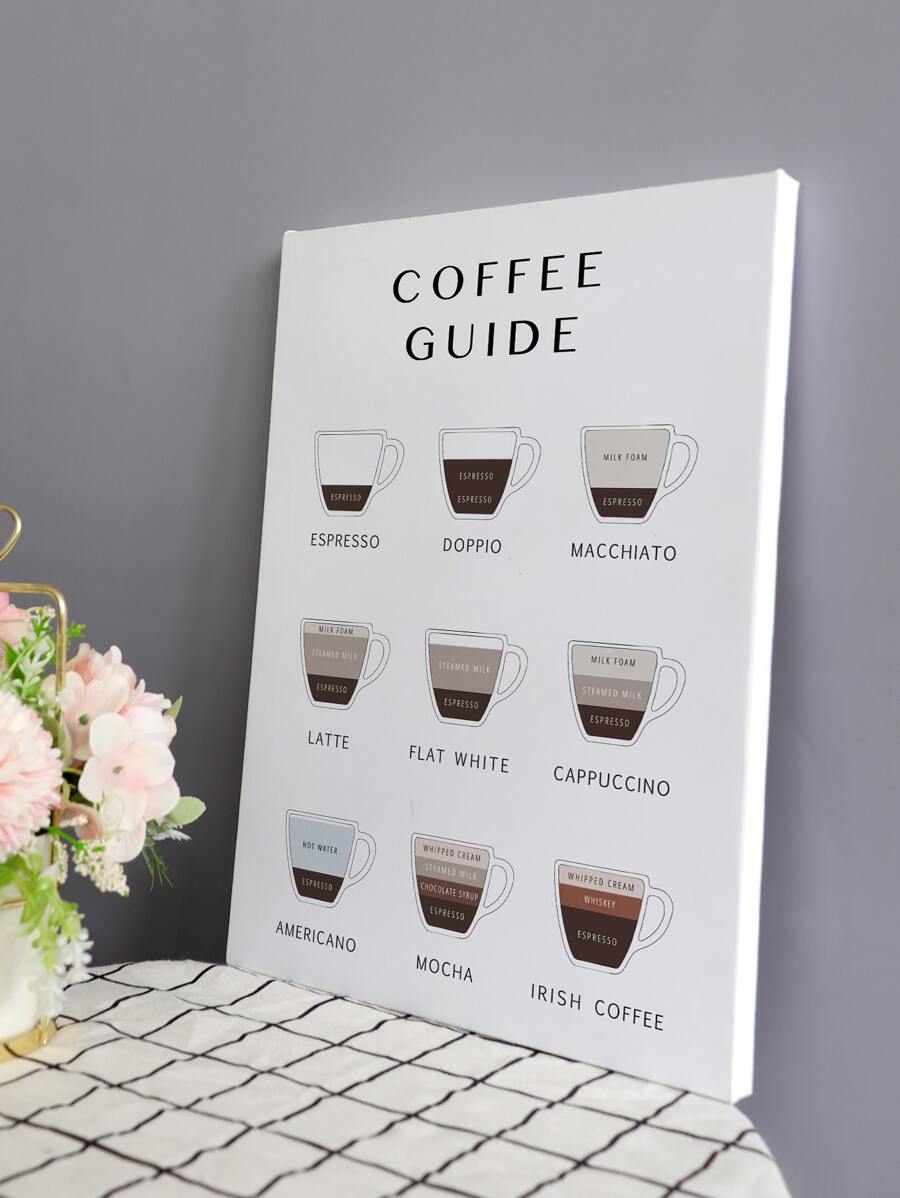 Coffee Print Wall Painting - Multicolor - View 1