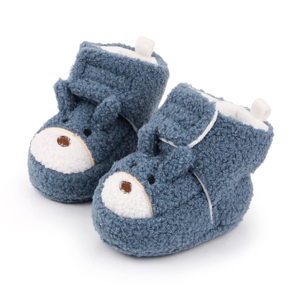

Baby Cartoon Design Boots, Blue