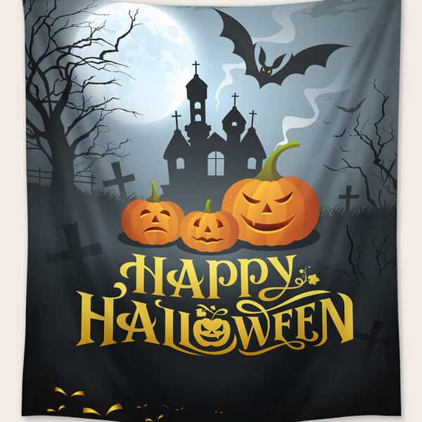 

Halloween Pattern Tapestry, Multicolor