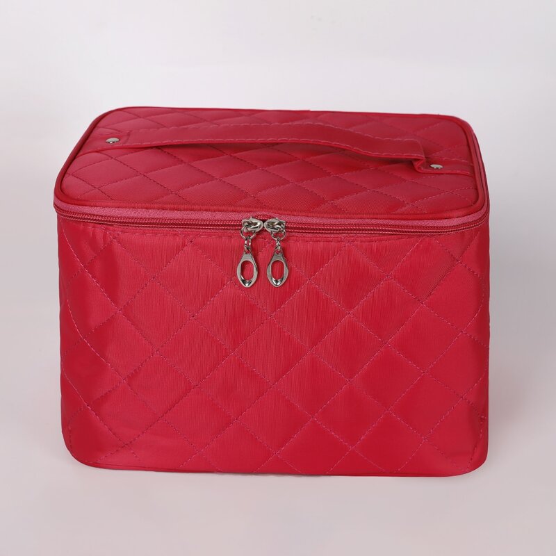 

Simple Square Makeup Bag, Hot pink