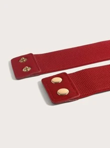 105CM Minimalist Plus Size Corset Belt - Red - View 4