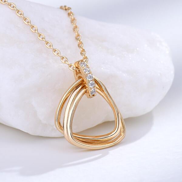

18K Gold Plated Zircon Necklace