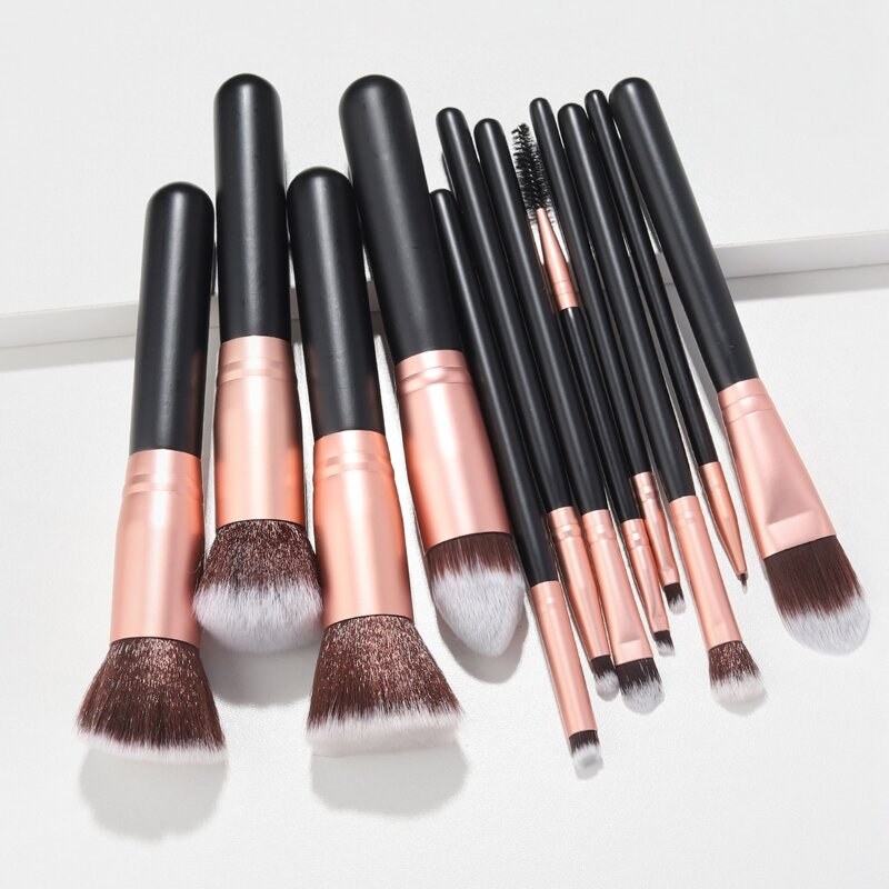 

12pcs Makeup Brush Set, Black