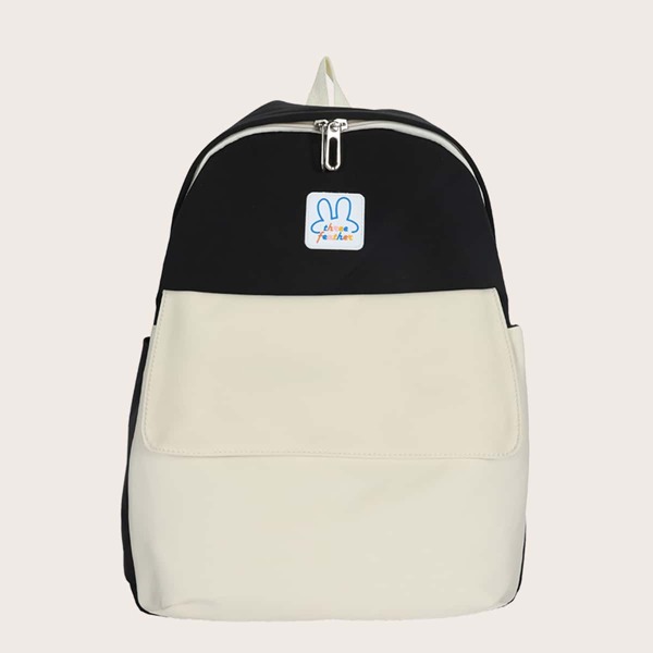 

Two Tone Functional Backpack, Black