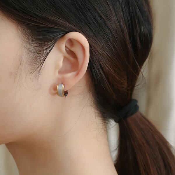 

18K Gold Plated Earrings, Silver