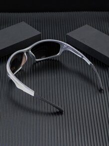 Men Tinted Lens Sports Fashion Glasses - Multicolor - View 6