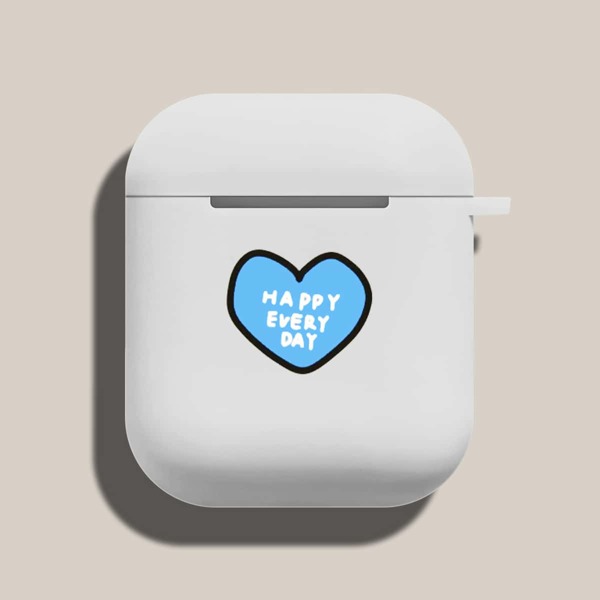 

Чехол для Airpods с узором сердечка, Многоцветный