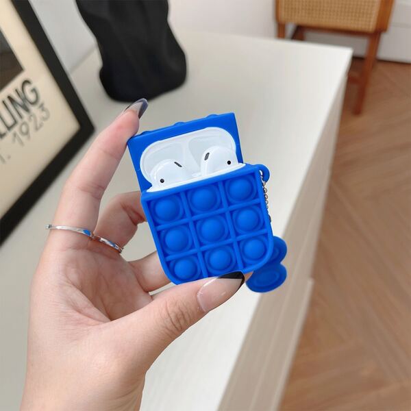 

Bubble Case For Airpods, Blue