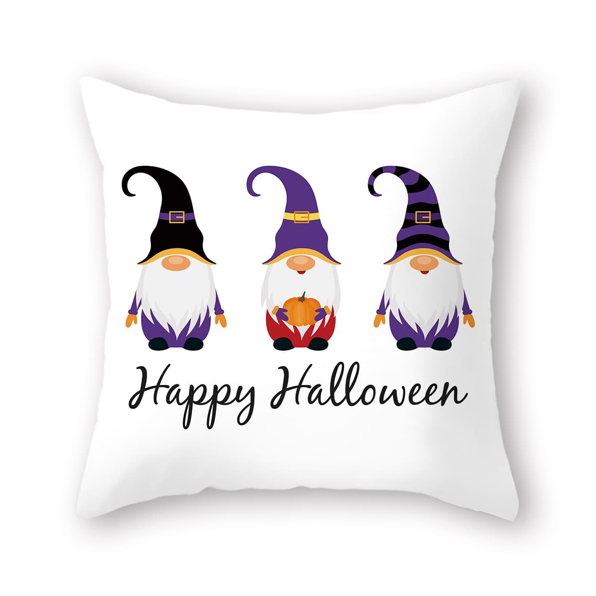 

Halloween Pattern Cushion Cover Without Filler, Multicolor