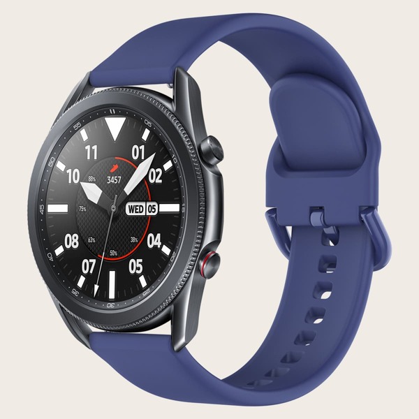 

Silicone Watchband For Samsung Galaxy Active 2, Navy blue
