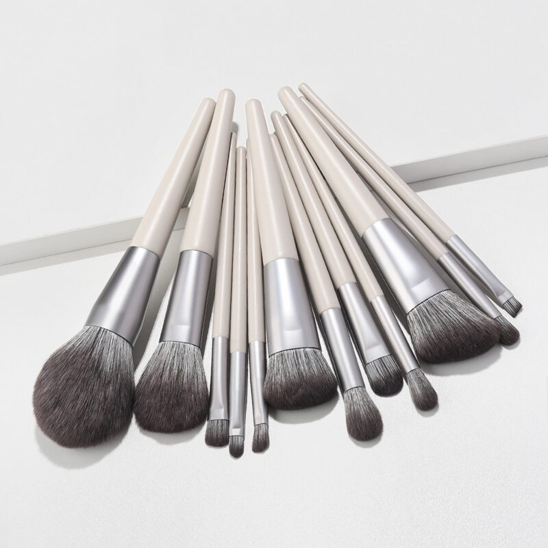 

12pcs Makeup Brush Set, Grey