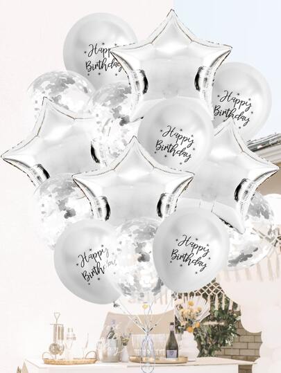 kumozawa 14pcs Star Shaped Decoration Balloon