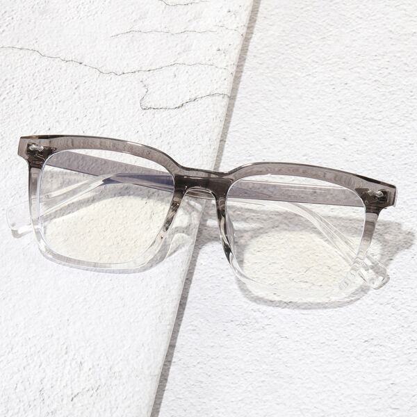 

Men Classic Frame Eyeglasses, Grey