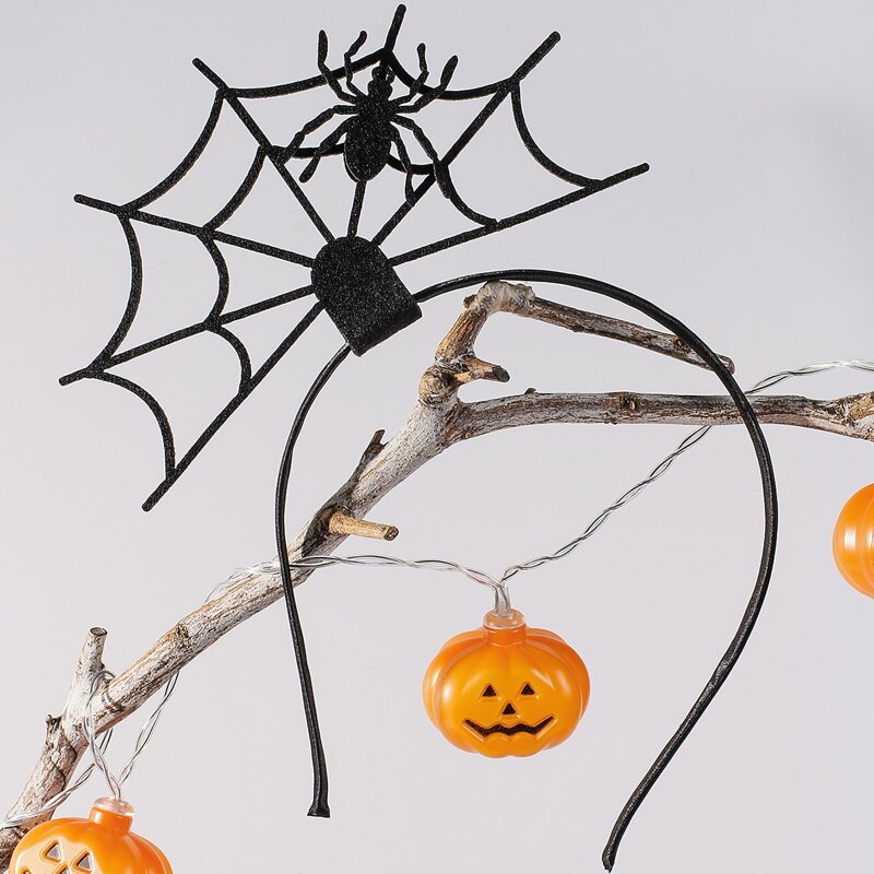 

1pc Spider Design Headband, Black
