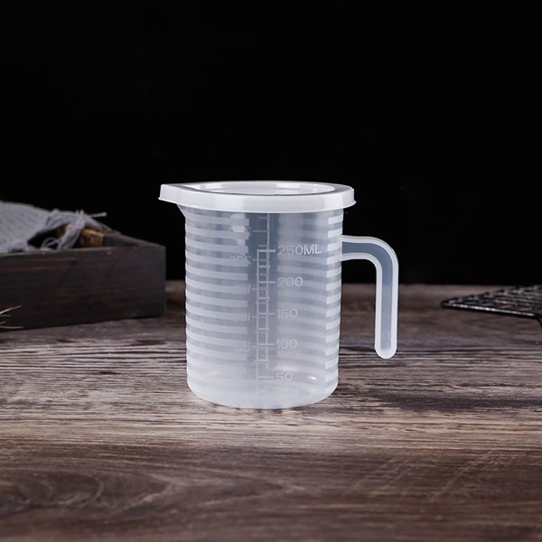 

1pc Plastic Measuring Cup, Clear