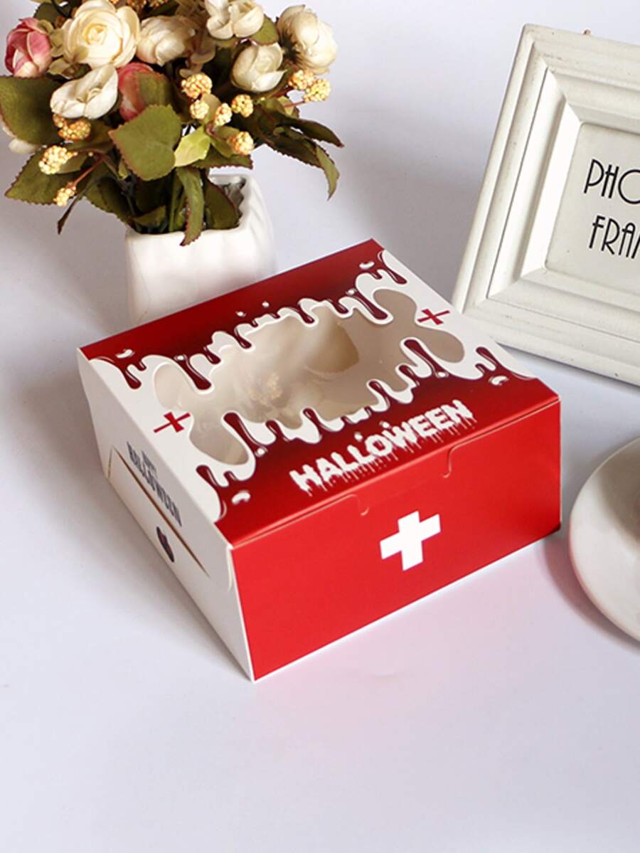3入組萬聖節糖果盒 - 紅色 - 查看 1