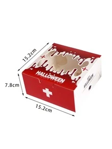 3入組萬聖節糖果盒 - 紅色 - 查看 3