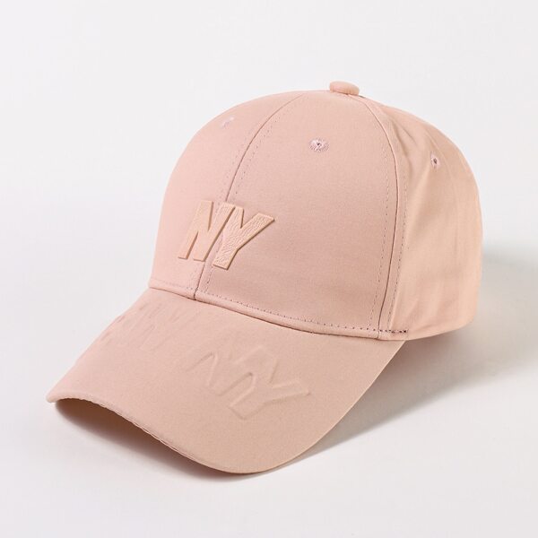 

Letter Decor Baseball Cap, Dusty pink