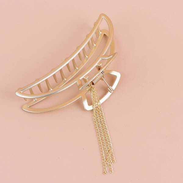 

Chain Decor Hair Claw, Gold