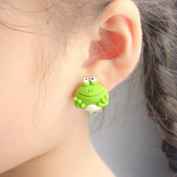 

Toddler Girls Animal Decor Earrings, Multicolor