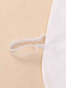 兒童素色假領子 - 白色 - 查看 3