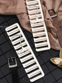 1 Màu Sắc Ngẫu Nhiên Thắt Lưng Móc Treo Tủ Quần Áo Tủ Quần Áo Thắt Lưng Khăn Treo Sắp Xếp Xoay Khe Lưu Trữ Giá Đỡ Móc Phòng Ngủ Vật Dụng Gia Đình - Nhiều màu - Xem 3