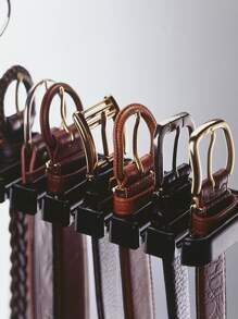 1 Màu Sắc Ngẫu Nhiên Thắt Lưng Móc Treo Tủ Quần Áo Tủ Quần Áo Thắt Lưng Khăn Treo Sắp Xếp Xoay Khe Lưu Trữ Giá Đỡ Móc Phòng Ngủ Vật Dụng Gia Đình - Nhiều màu - Xem 4