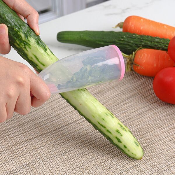 

1pc Stainless Steel Peeler, Pink