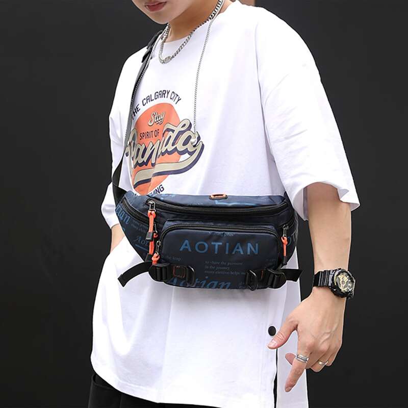 

Guys Letter Graphic Fanny Pack, Blue