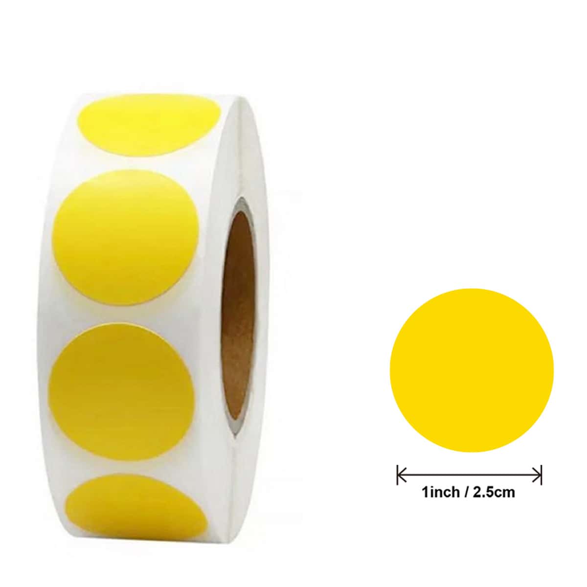 

1roll Round Sticker, Multicolor