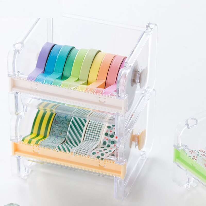 

1pc Random Color Tape Cutter, Multicolor