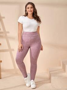 Quần lót kích thước lớn màu trơn Thể thao - Hồng - Xem 4