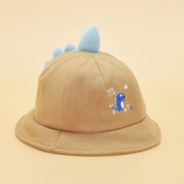 

Toddler Boys Cartoon Graphic Hat, Khaki