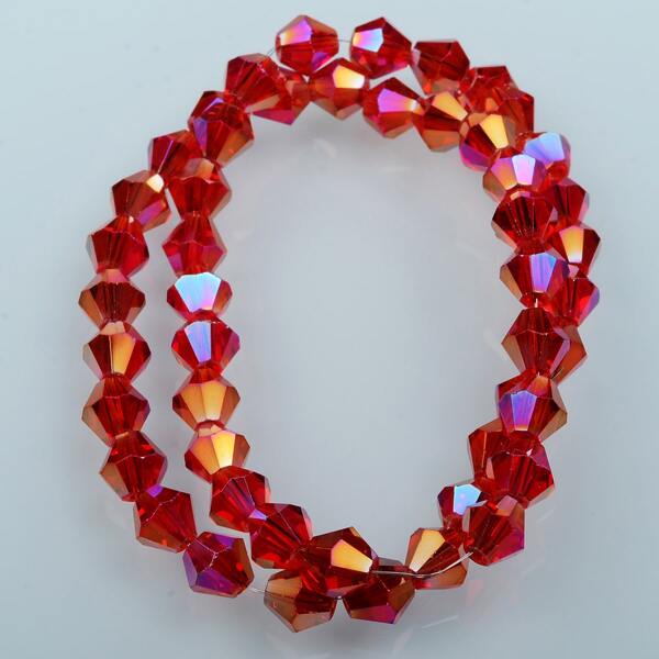 

50pcs Beaded DIY Jewelry Accessory, Red