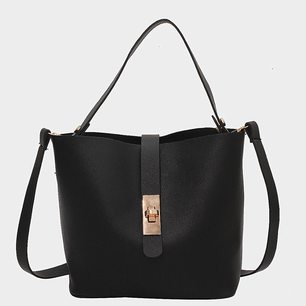 

Minimalist Satchel Bag, Black