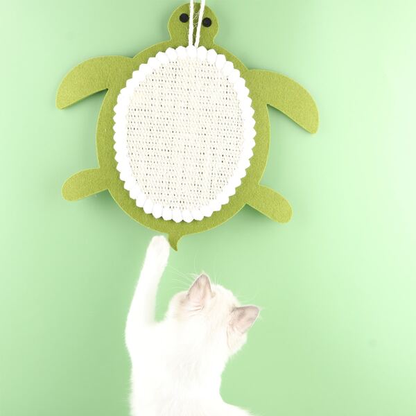 

1pc Tortoise Shaped Cat Scratcher, Multicolor