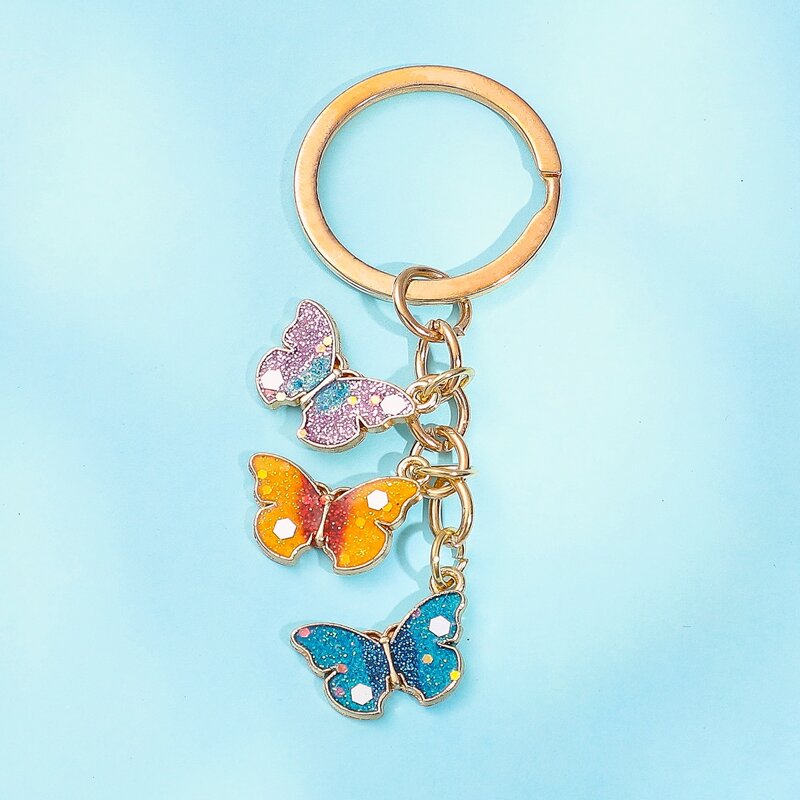 

Butterfly Charm Keychain, Multicolor