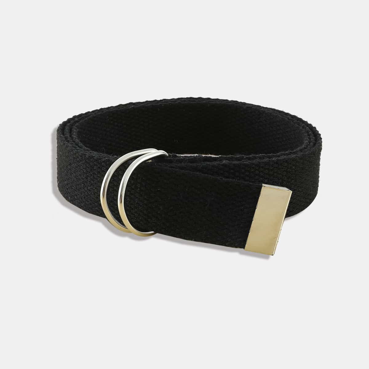 

1pc Solid Tape Belt, Black
