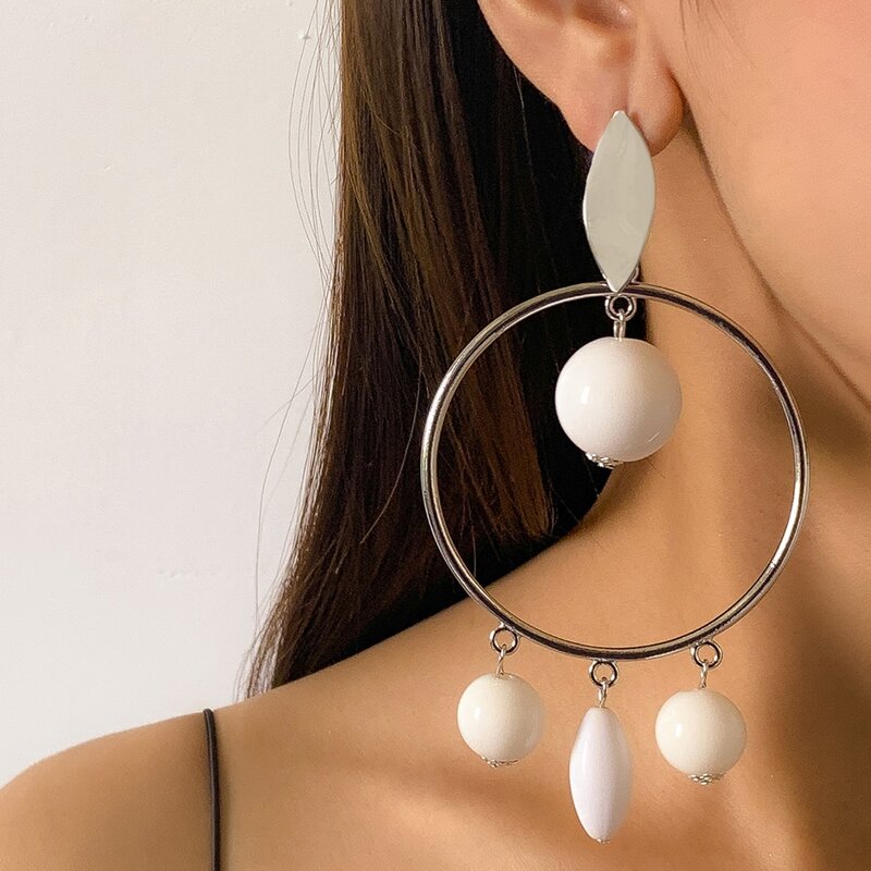 

Bead Charm Earrings, Multicolor